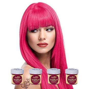 2 x La Riche Directions Semi-Permanent Hair Color 88ml Tubs - FLAMINGO PINK