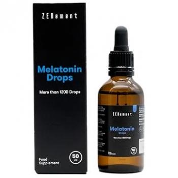 Melatonina Gotas 50 ml - Sueño Melatonina Gotas para Dormir Profundamente, Efecto rápido y duradero - Melatonina Pura líquida, Fácil dosificación para Niños y Adultos