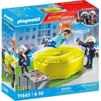 PLAYMOBIL Action Heroes 71465 Bomberos con colchoneta