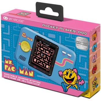My Arcade Retro Pocket Player Pro Ms. Pac-Man Portable Gaming Console