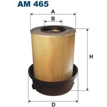 Filtro de aire FILTRON AM 465 - Filtro de aire para vehículos, diseñado para mejorar la calidad del aire en el motor, fabricado con materiales de alta eficiencia, compatible con múltiples marcas y modelos de automóviles