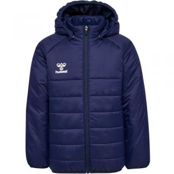 Hummel Chaqueta Go Quilted Unisex para Niños, con capuz, color marino, talla 152 cm