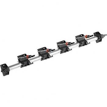GARDENA combisystem Tool Rack: Space-saving storage of house and garden tools, suitable for GARDENA combisystem tools and accessories, aluminium rack with hooks