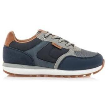 Zapatillas Deportivas Mustang Kids 48979-C53381 para Niño en Color Marino con Suela Dentada y Cierre de Cordones