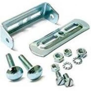 Portabultos Universal Steco de Acero Plata - Fácil Montaje y Ancho 70mm