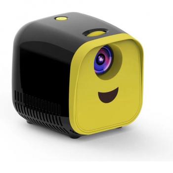 Proyector Mini L1 1080P HD Ultraportátil con Sistema de Conferencia LED Color Negro