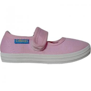 Zapatillas Deportivas de Niña COLORES MERCEDES LONA 2410 ROSA