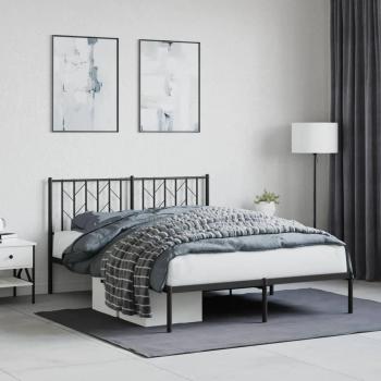 Cabecero de cama metal negro 140x190 cm