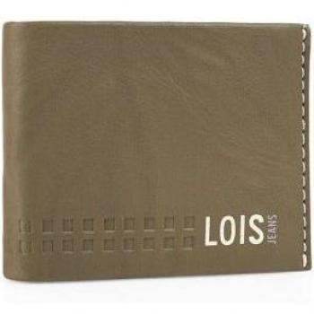 Cartera Lois Jeans para hombre 205586 color kaki-cuero