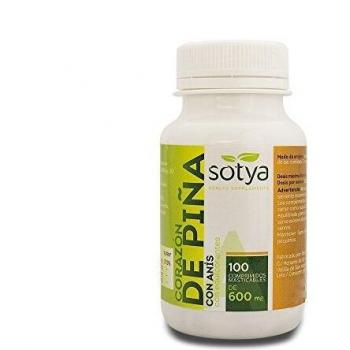 SOTYA - SOTYA Corazón de Piña 100 comprimidos masticables 600mg