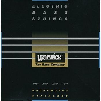 Warwick Black Label Stainless Steel 4-String Bass Guitar Strings (40-100 Gauge)