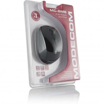 Modecom MC-BM6 Bluetooth, PC ratón, PC / Mac, 2-formas