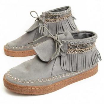 Botín Casual para Mujer Montevita Indig 93878 Gris Talla: 39