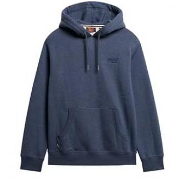 Sudadera con Capucha Superdry Essential Logo - Color: Heritage Navy Marl - Talla: XXL