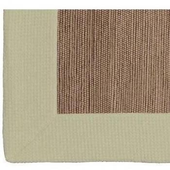 Vianatece 108209 - Alfombra impresa con aplicación piqué, 150 x 200 cm, color camel y beige