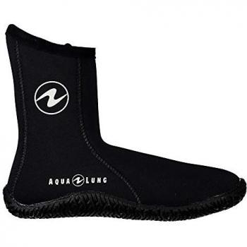 Escarpines Aqualung Echozip 5 Mm Negros para Buceo