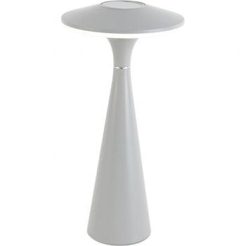 Lámpara de mesa LED recargable gris - Reality Leuchten Torrez