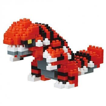 Nanoblock Pokémon Groudon - Kit de construcción de piezas pequeñas Kawada