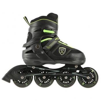 Patines en línea Nils Extreme NA19088 Negro-Verde Talla S (31-34)