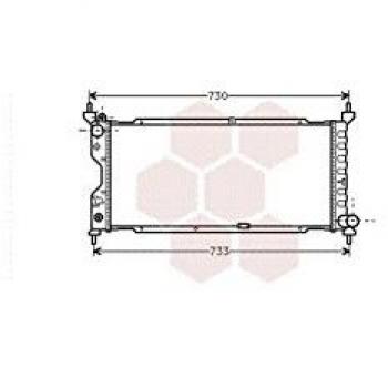 Van Wezel 37002185 radiador de refrigeración del Motor