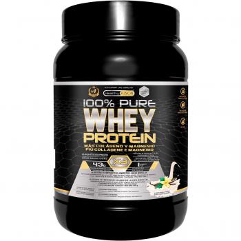 Proteína Whey Pura con Colágeno y Magnesio 1000g - Tonifica, Aumenta la Masa Muscular y Recuperación Muscular Completa (Vainilla)