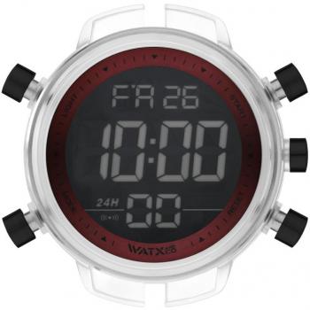 Reloj Unisex Watx & Colors RWA1769 - 49mm, con diseño moderno, resistencia al agua, correa de silicona y mecanismo de cuarzo