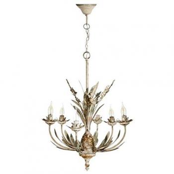 Lámpara de Techo Ecléctica Beige de Metal para Salón Sol Naciente - Lola Home