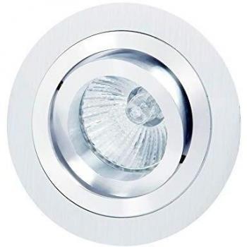 Lámpara empotrable Mantra BASICO GU10 Ø 9,2 cm níquel y cromo