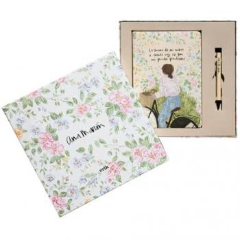 Set Cuaderno Premium A5 con Bolígrafo Ana Marín - Regalo Original para Mujer