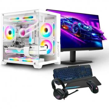 PC Gaming Completo Racing AMD Ryzen 5 8500G/16GB DDR5/1TB SSD/RX 6600 + Monitor 24 FullHD + Combo Gaming