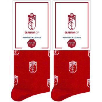 Calcetines Granada Club de Fútbol Pepe Pinreles Logo Rojo Pinrelitos