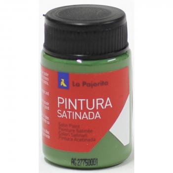 Pintura satinada La Pajarita verde monte base látex