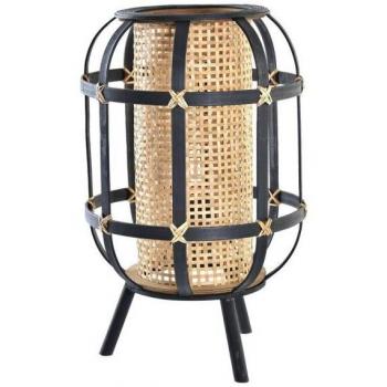 Lámpara de mesa DKD Home Decor Negro Marrón Colonial 220 V 50 W (31 x 31 x 51 cm)
