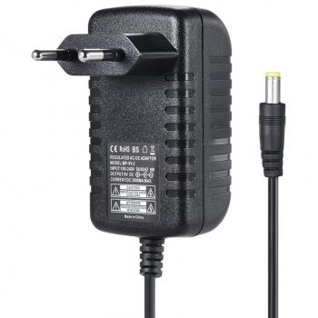 ammoon Fuente de Alimentación para Guitarra Efecto de Bajo 9V 2A Convertidor del Adaptador de la 100 ~ 240V Entrada Enchufe de la EU