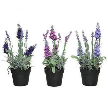 Planta artificial lavanda 25 cm colores surtidos