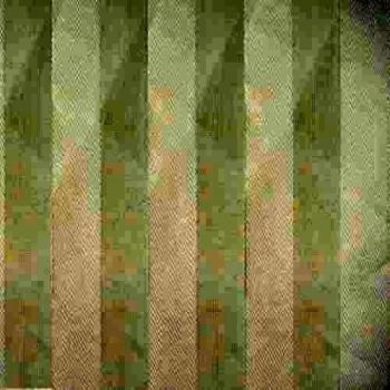 MAURER 4042440 Cortina Ducha Tela Rayas Beige 180x200 cm, Multicolor