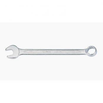 Llave inglesa HANS 11 mm, llave combinada de acero al carbono, acabado cromado, longitud de 200 mm, apertura ajustable hasta 12 mm