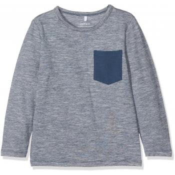 NAME IT Nitfenke LS Top Box Mini Camisa Manga Larga, Azul