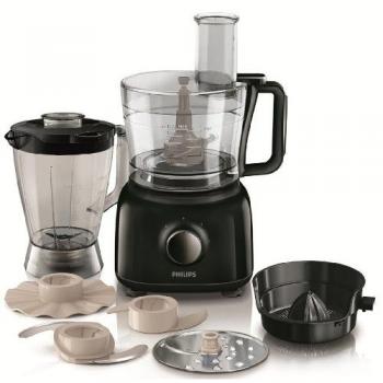 Philips HR7629/90 - Robot de cocina  Daily Collection 650W, diseño compacto 2 en 1, recipiente de 2,1 l