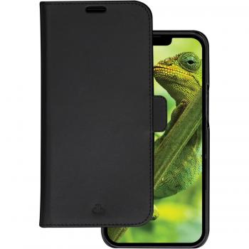 Funda dbramante1928 Lynge para iPhone 14 Max en cuero genuino de color negro con protección completa