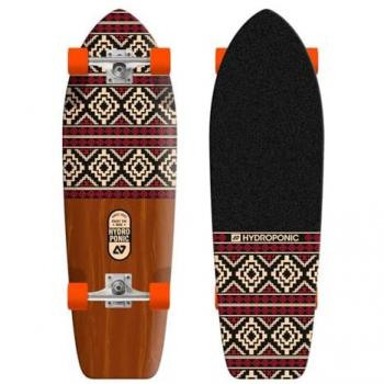 Skate Cruiser Hydroponic Square 33'' L0138-04 Etnic, Surfskate, Adultos Unisex, 33x10