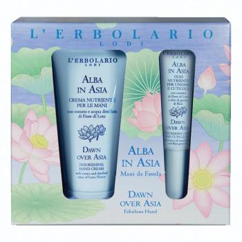 L'Erbolario Amanecer sobre Asia Kit Manos Fabulosas - Crema de manos 50 ml y Aceite Uñas y Cutícula 7,5 ml
