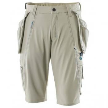 Pantalones Cortos Mascot Advanced 17149 con Bolsillos Colgantes, Talla C42, Color Caqui Claro