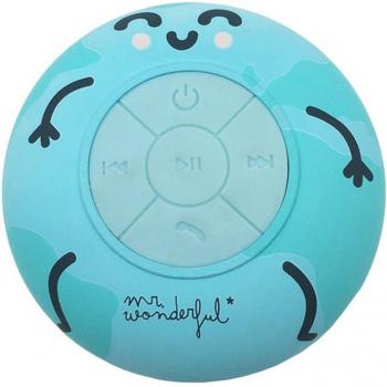 Altavoz Bluetooth Portátil Mr. Wonderful Mapamundi con Ventosa y Micrófono