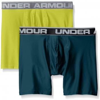 Under Armour O Series 6'' Jock 2 Pk Ropa Interior, Hombre, Verde, M
