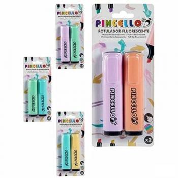Marcador Fluorescente Pastel Suave (72 Unidades)