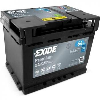 Exide EA640-L2 Premium Carbon Boost Batería de Coche, 64Ah