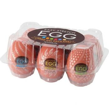 Tenga Hard Boiled Egg Masturbator Variety Pack - 6 Units