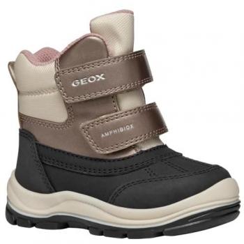 Geox Flanfil Black Baby Girl Waterproof Booties
