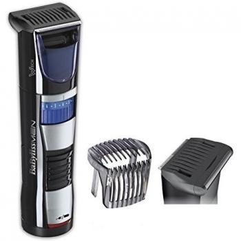 BaByliss T840E - Afeitadora y recortadora de barba, cuchillas resistentes de acero inoxidable, 60 minutos de autonomía, uso con y sin cable, negro